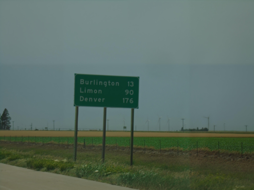 I-70 West - Distance Marker