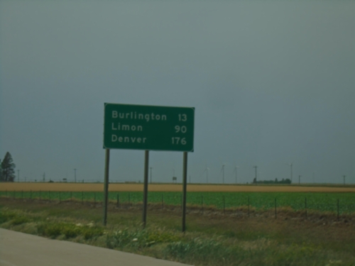 I-70 West - Distance Marker