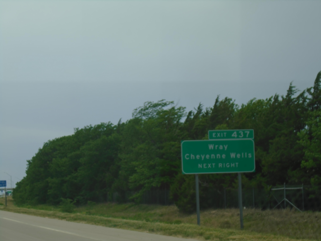 I-70 West - Exit 437