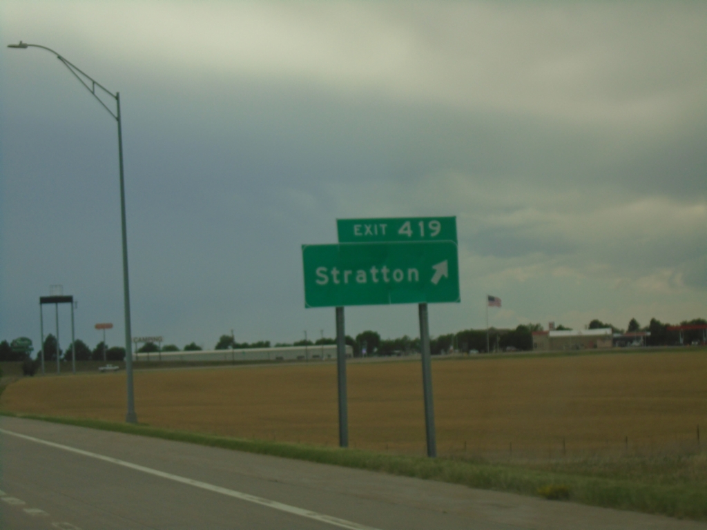 I-70 West - Exit 419