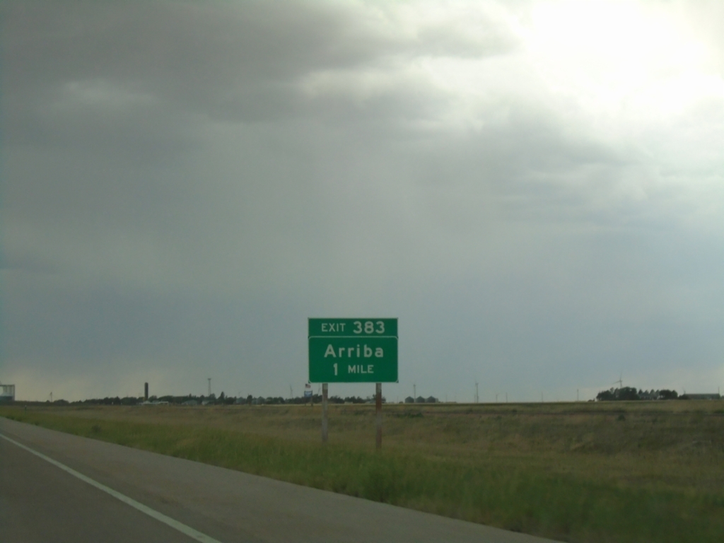 I-70 West - Exit 383