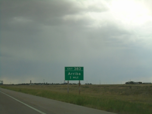 I-70 West - Exit 383