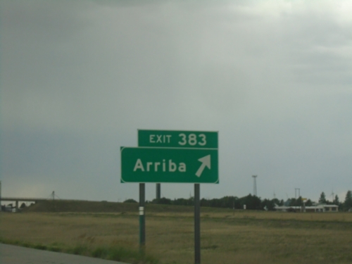 I-70 West - Exit 383