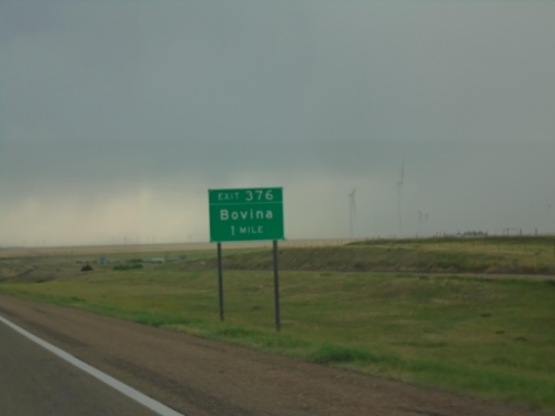 I-70 West - Exit 376