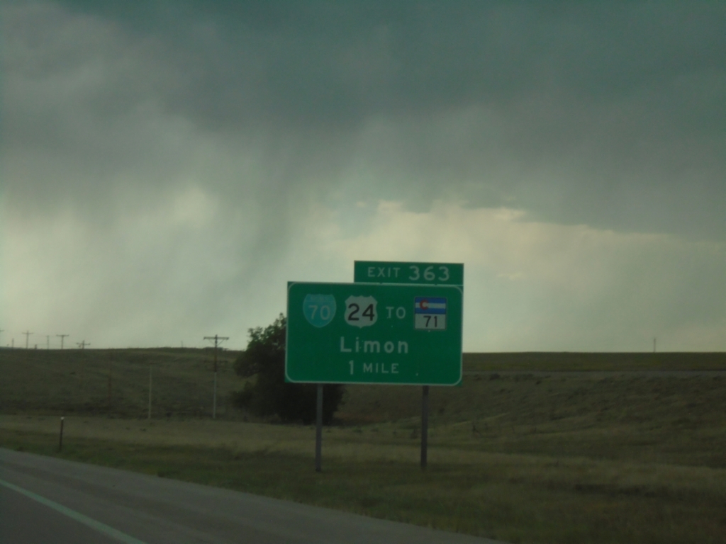 I-70 West - Exit 363