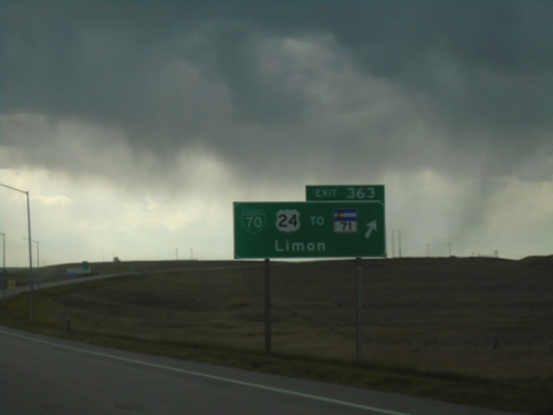 I-70 West - Exit 363
