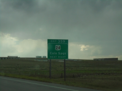 I-70 West - Exit 359