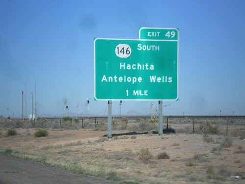 I-10 West - Exit 49