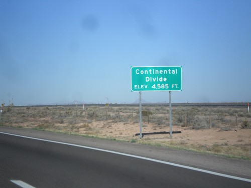 I-10 West - Continental Divide