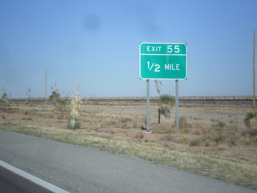 I-10 West - Exit 55