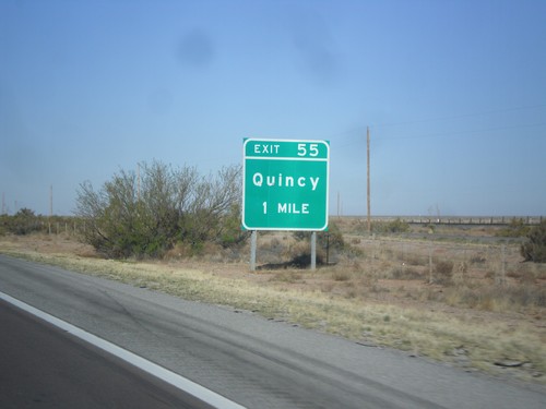 I-10 West - Exit 55