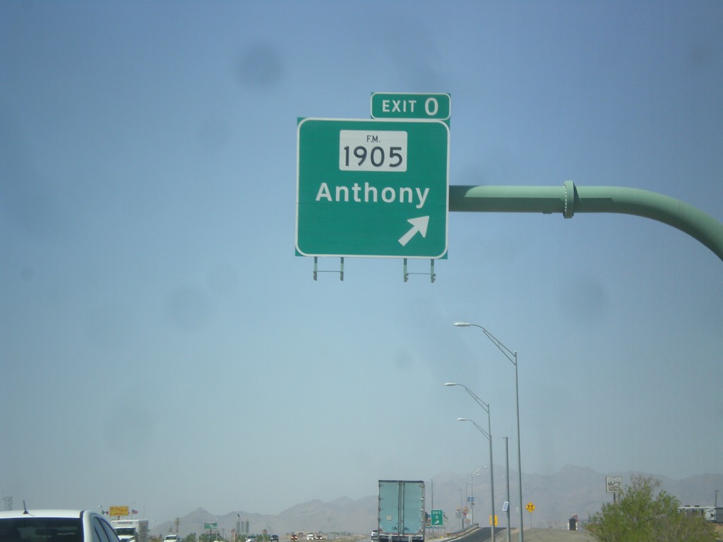 I-10 West - Exit 0