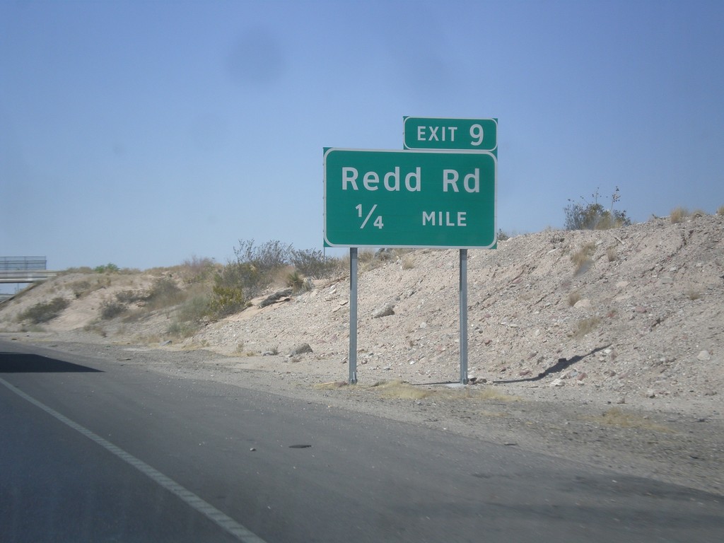 I-10 West - Exit 9