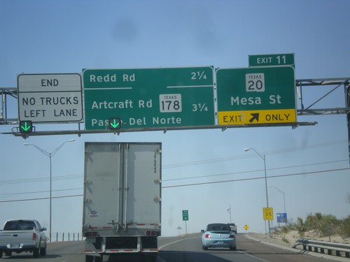 I-10 West - Exit 11