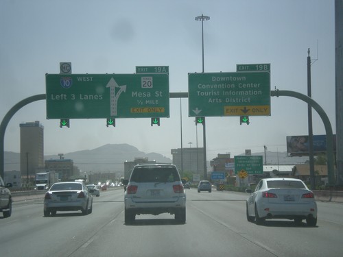 I-10 West - Exits 19B and 19A