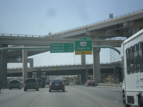 I-10 West Approaching Exit 22A