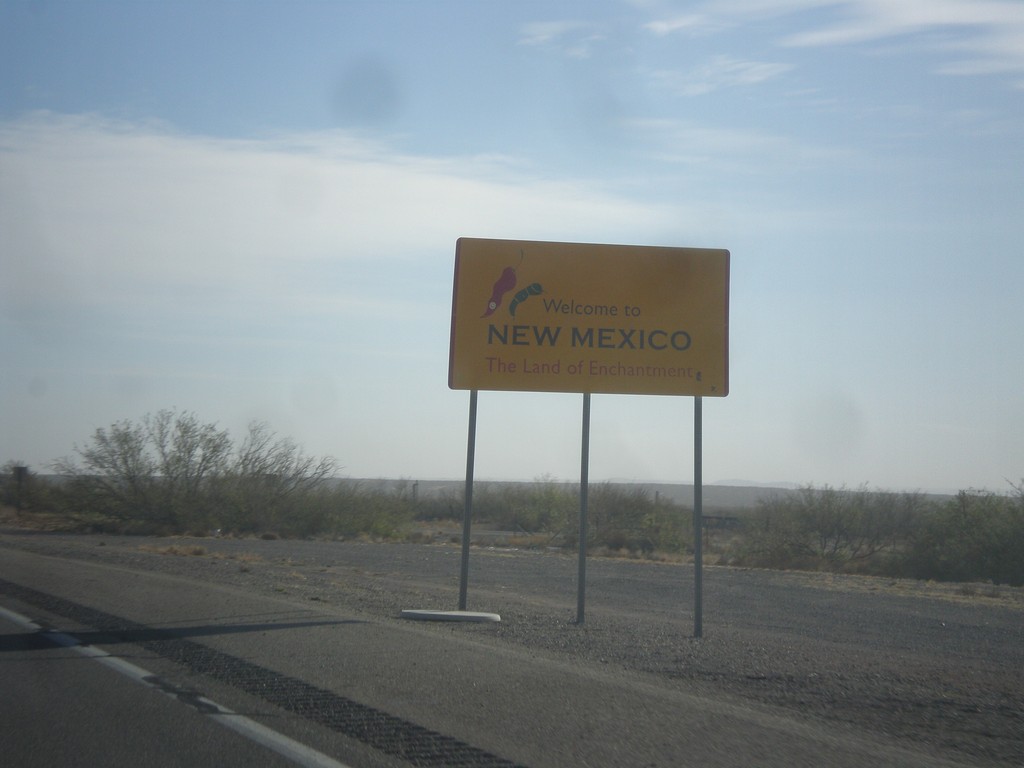 US-54 North - Welcome To New Mexico