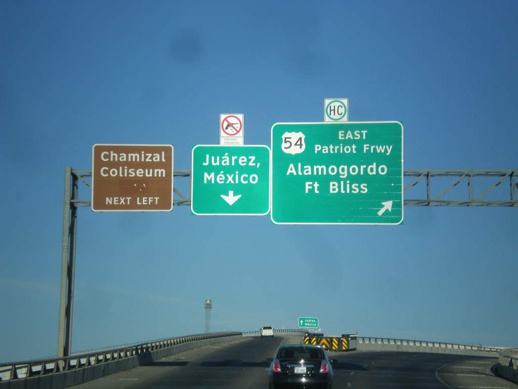 I-10 West at I-110/US-54 Ramps