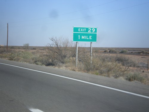 I-10 West - Exit 29