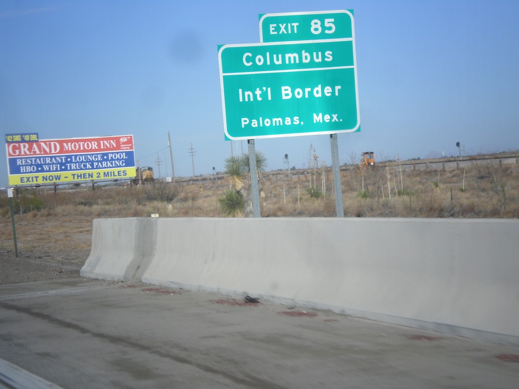 I-10 West Approaching Exit 85