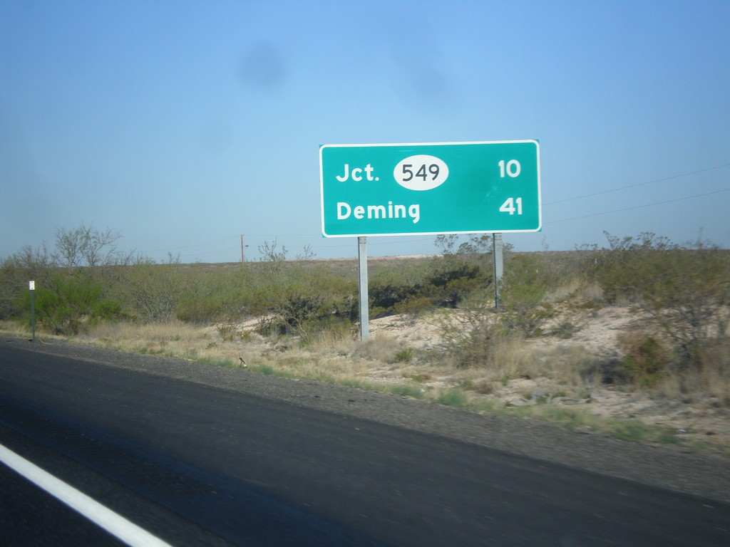 I-10 West - Distance Marker