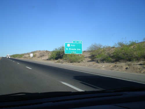 I-10 West Approaching Exit 135