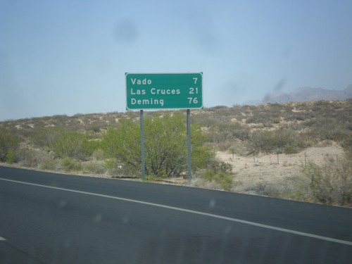 I-10 West - Distance Marker