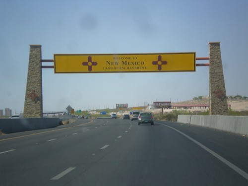 I-10 West - Welcome To New Mexico