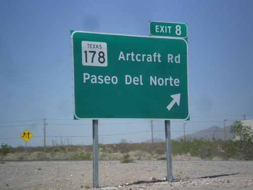 I-10 West - Exit 8