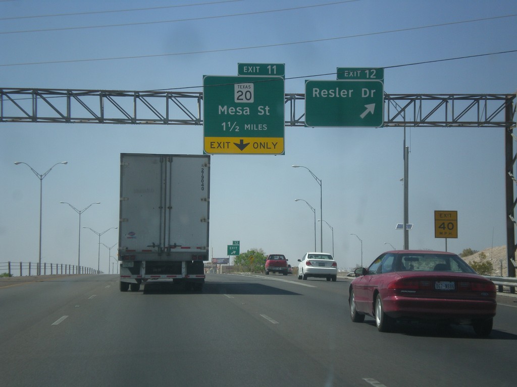 I-10 West - Exits 12 and 11