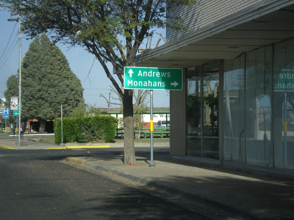 TX-18 South/TX-115 West at TX-18