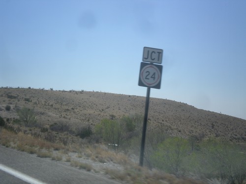 US-82 East Approaching NM-24