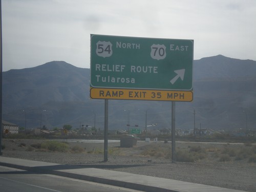 US-70 East at Alamogordo Relief Route