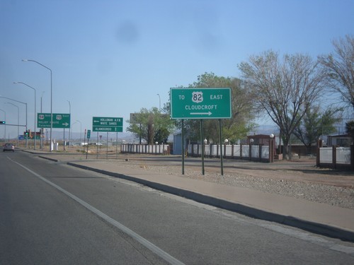 US-54 North at US-70 - Alamogordo Relief Route