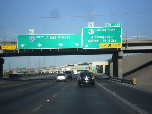 I-10 West - Exit 22B