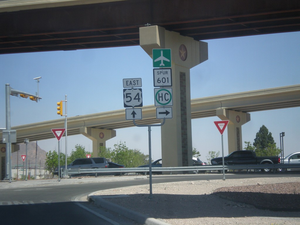 US-54 North at TX-601 Spur