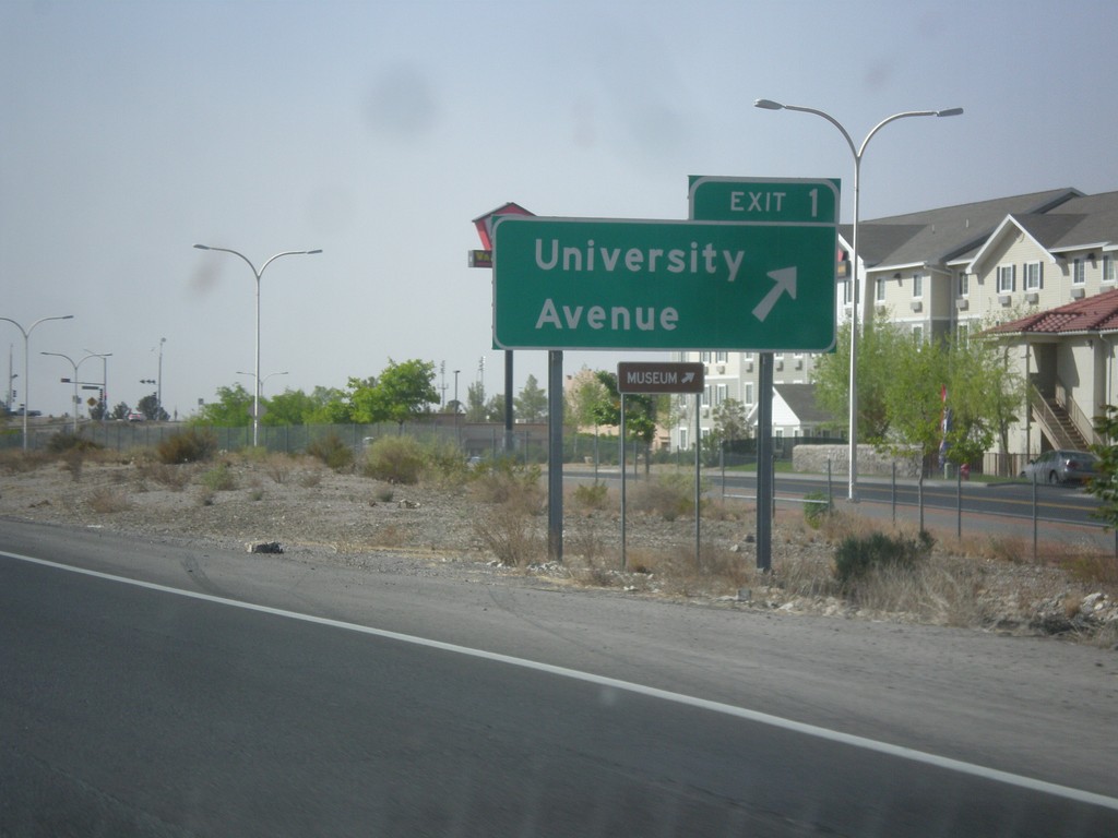 I-25 South - Exit 1