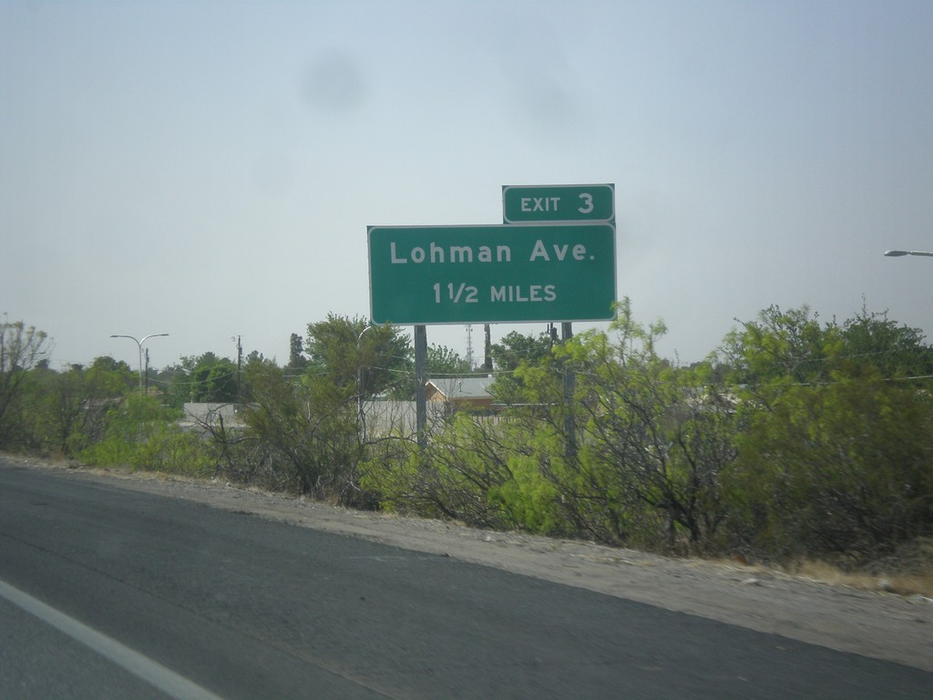 I-25 South Approaching Exit 3