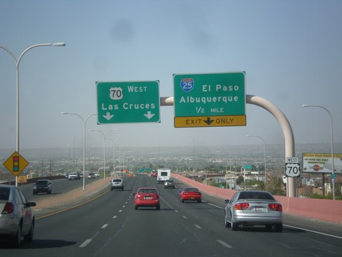 US-70 West Approaching I-25