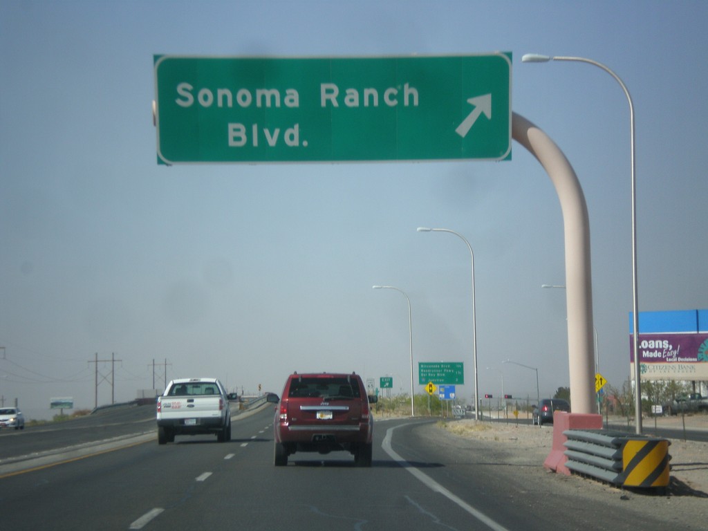 US-70 West - Sonoma Ranch IC