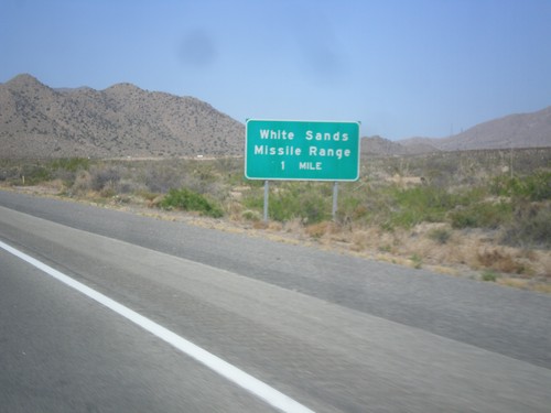 US-70 West Approaching White Sands IC