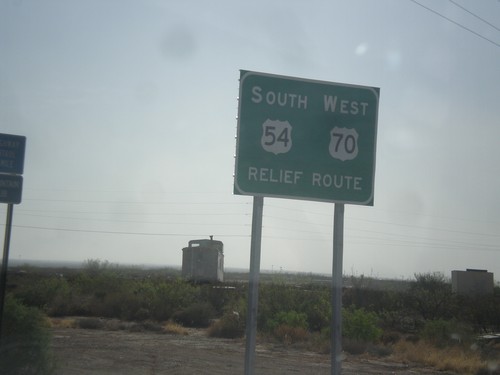 US-70 West/US-54 South - Relief Route