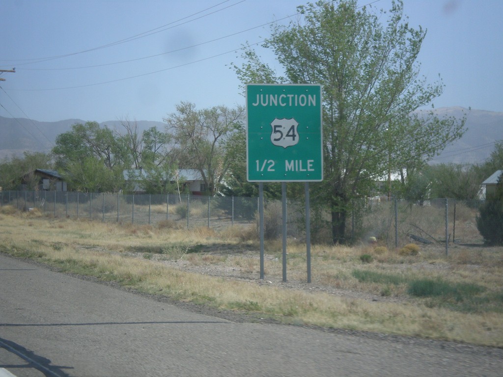 US-380 East Approaching US-54