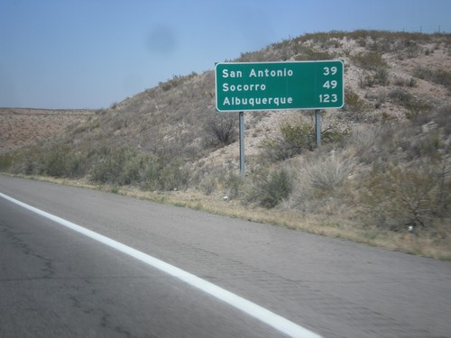 I-25 North - Distance Marker