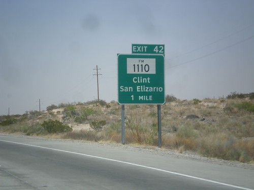 I-10 West - Exit 42