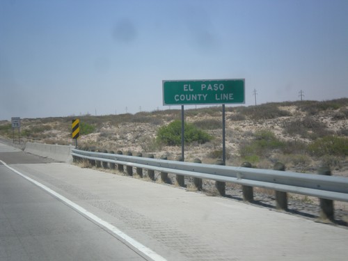 I-10 West - El Paso County Line