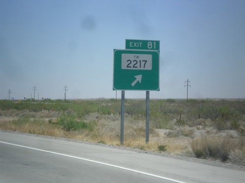 I-10 West - Exit 81