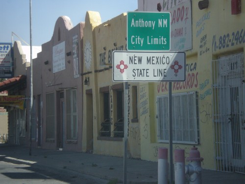 NM-460 North - New Mexico State Line