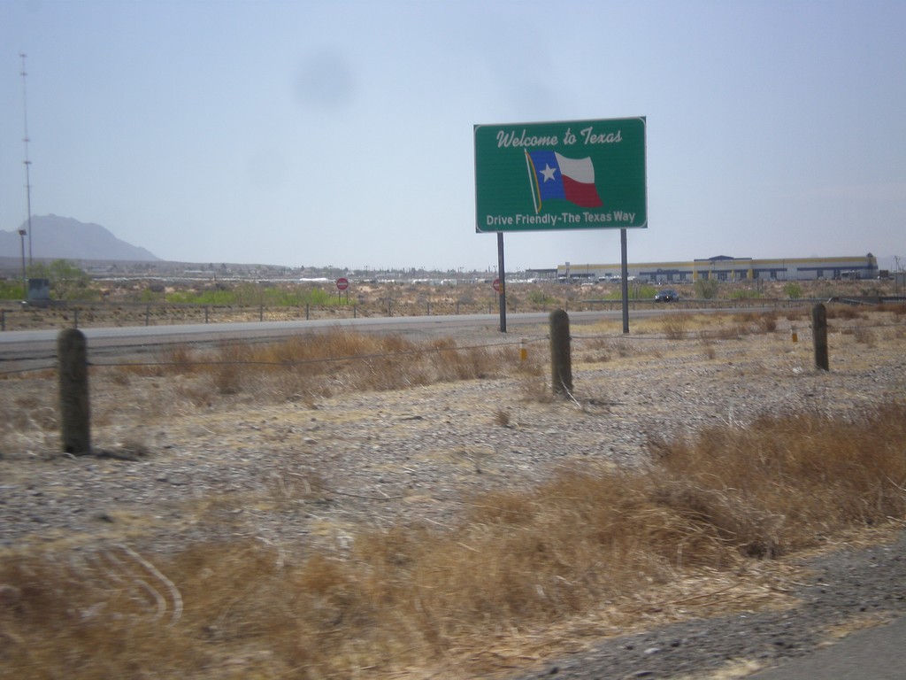 I-10 East - Welcome To Texas