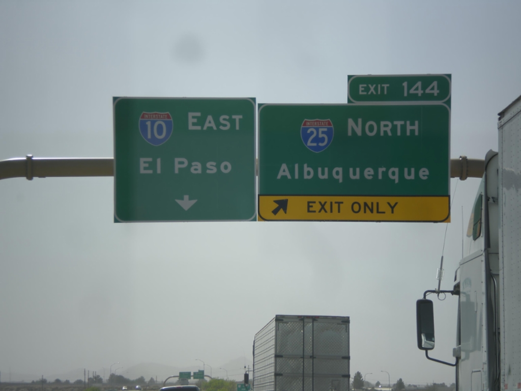 I-10 East Approaching Exit 144